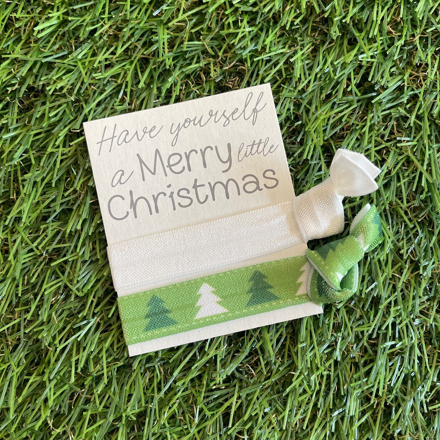 Merry little Christmas Hair Tie Set