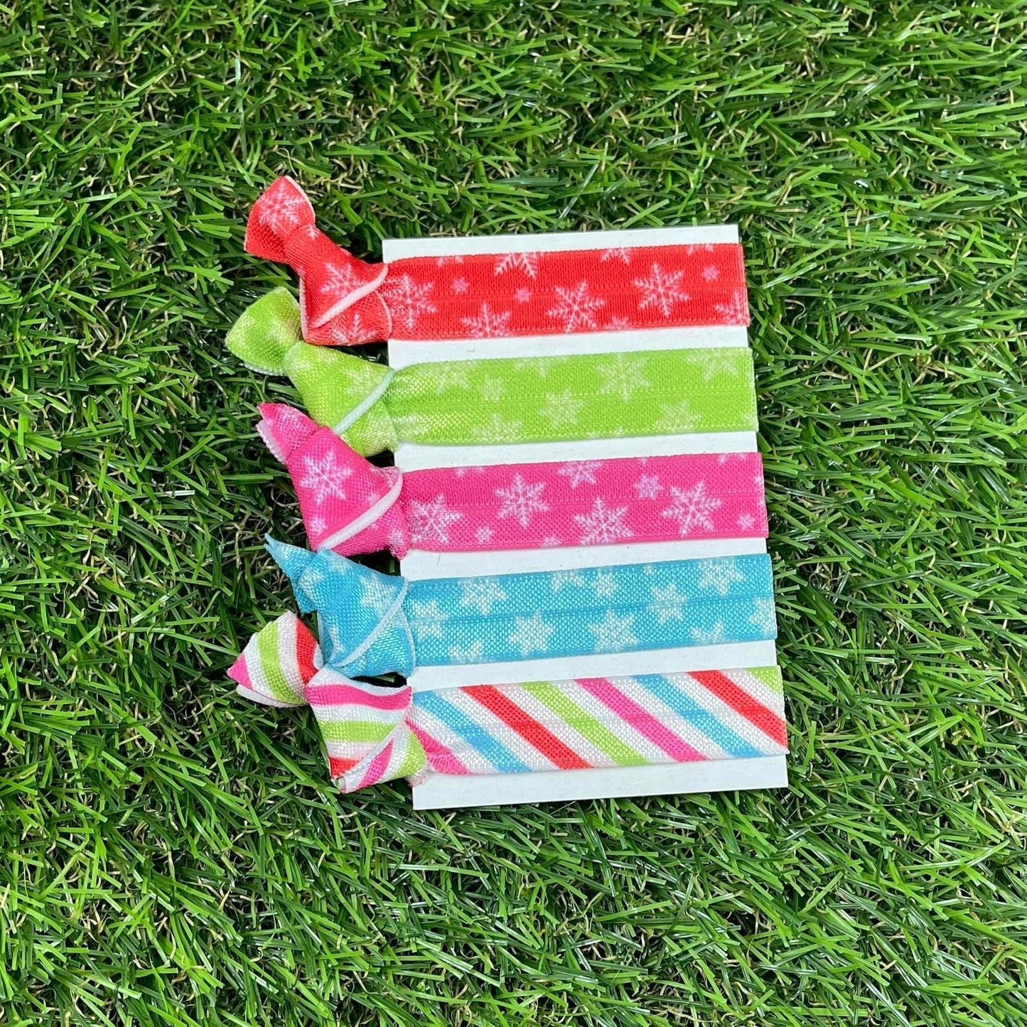 Snowflake Hair Tie Set