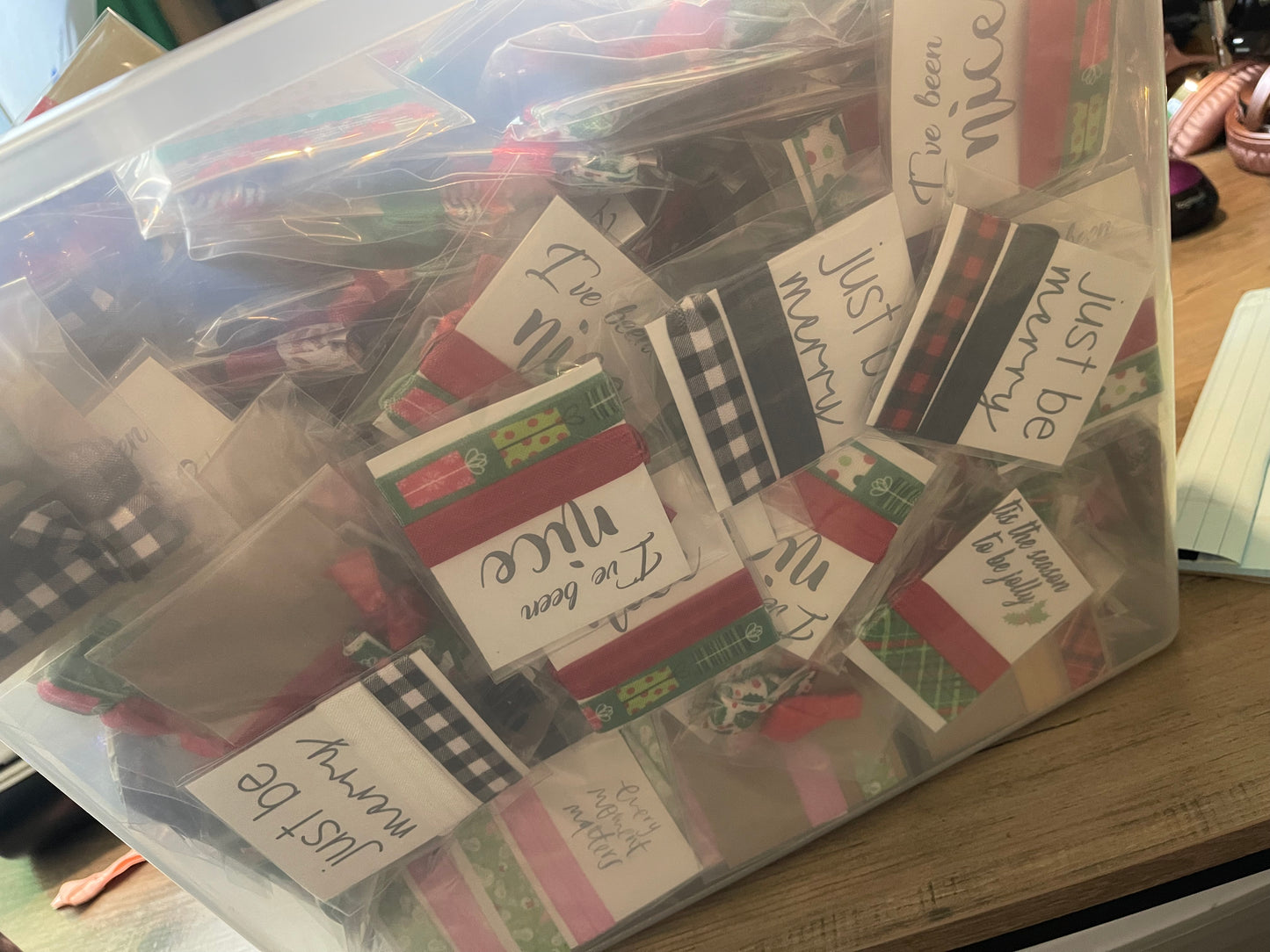 Christmas Carded set purge