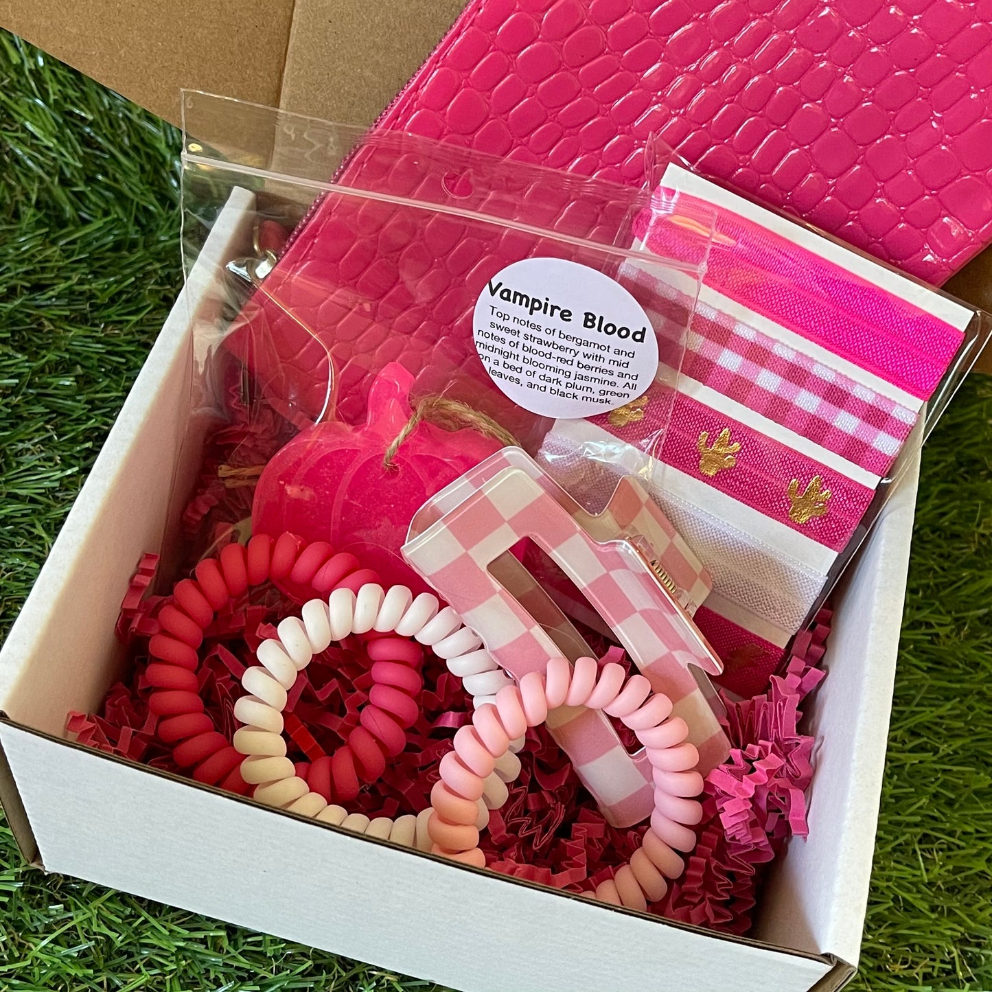 Pink Check Bundle Box