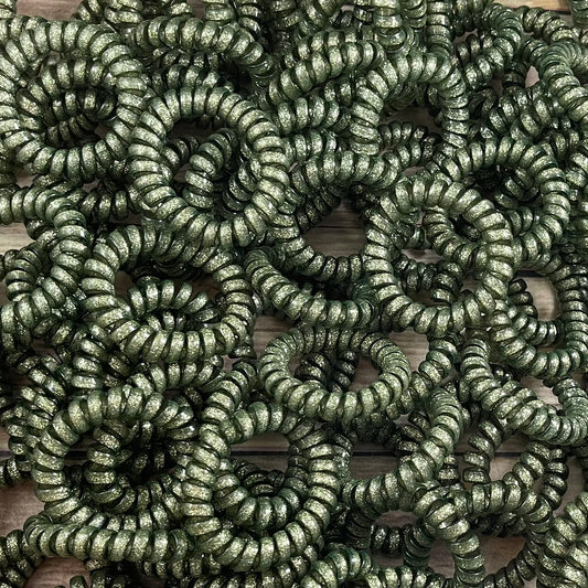 Dark Green Coil - Shimmer